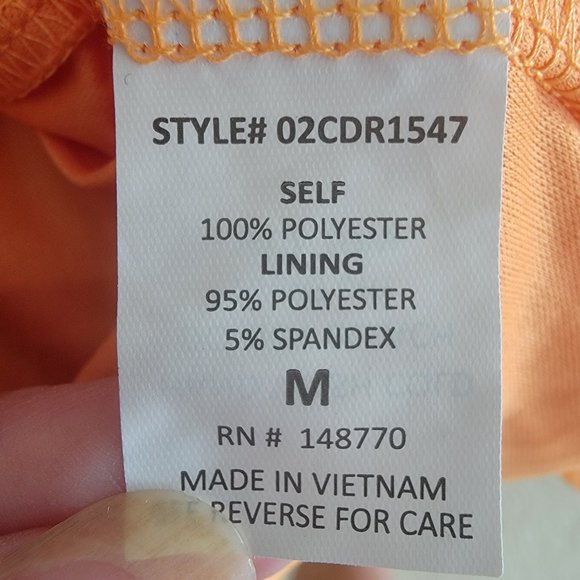 Sienna Sky Dress Orange Floral NWT Size M - Picture 6 of 7